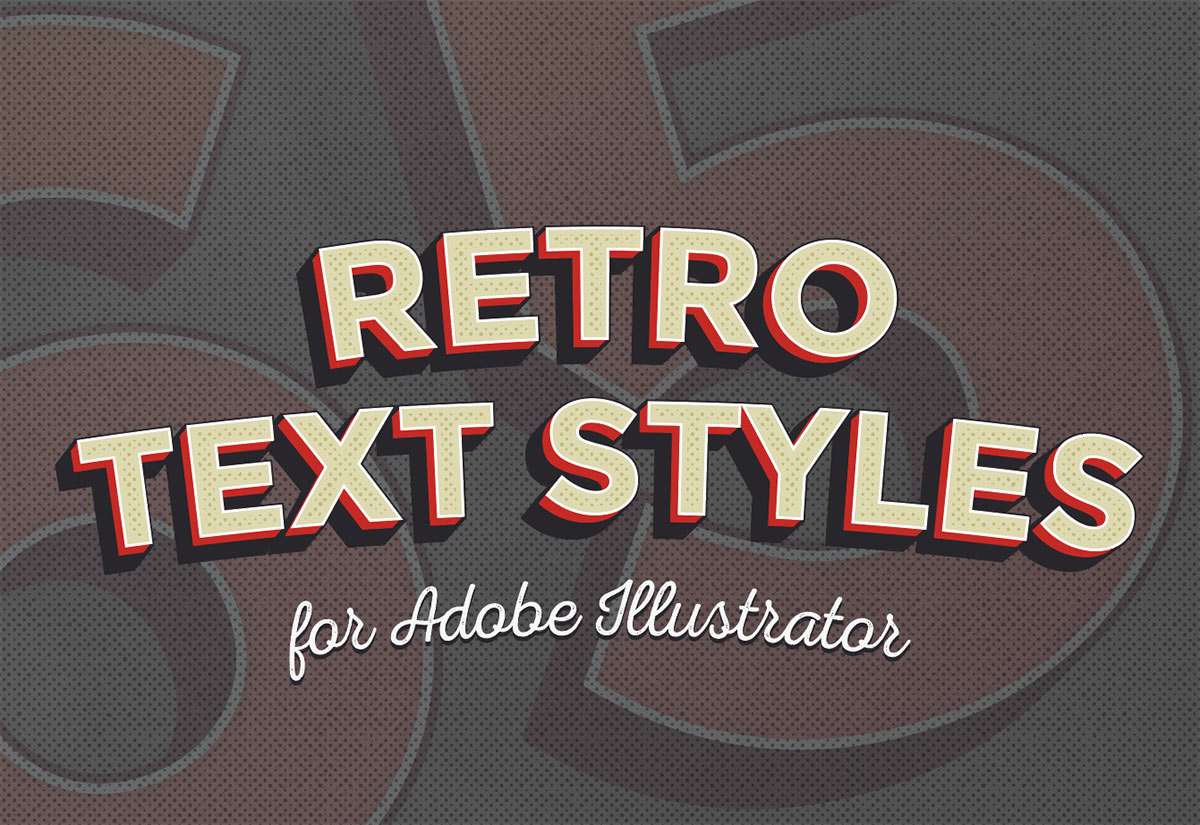 illustrator graphic styles for text